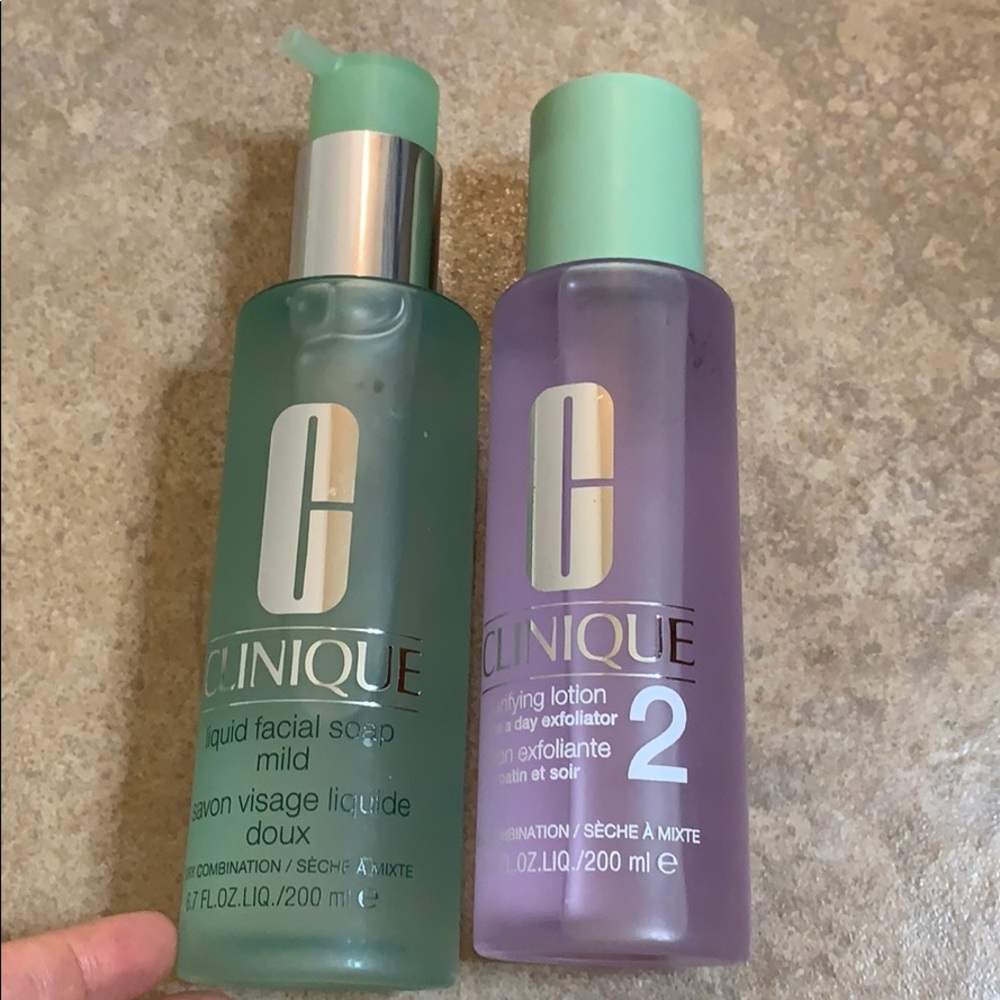Clinique mild cleanser & clarifying lotion
